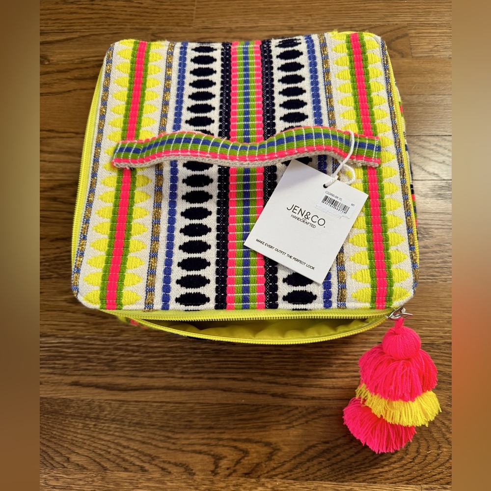 NWT Bright Color Cosmetic bags